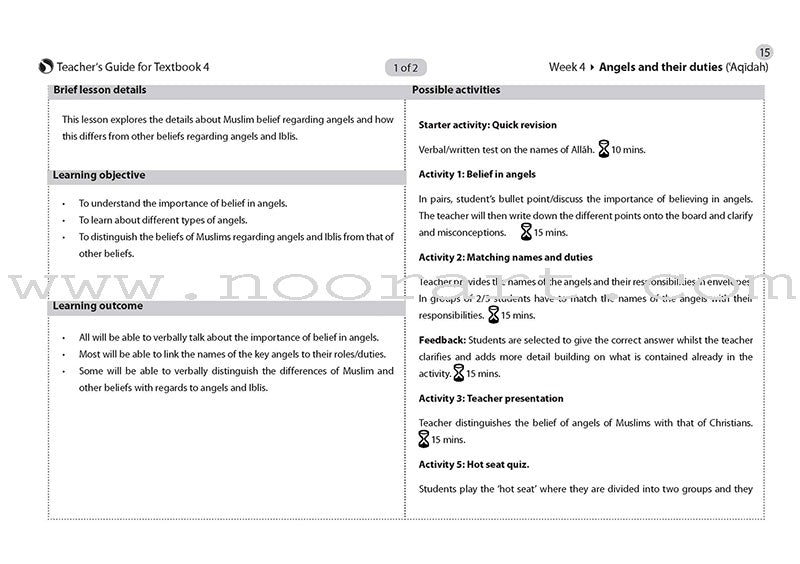 Safar Teacher's Guide for Islamic Studies: Level 4