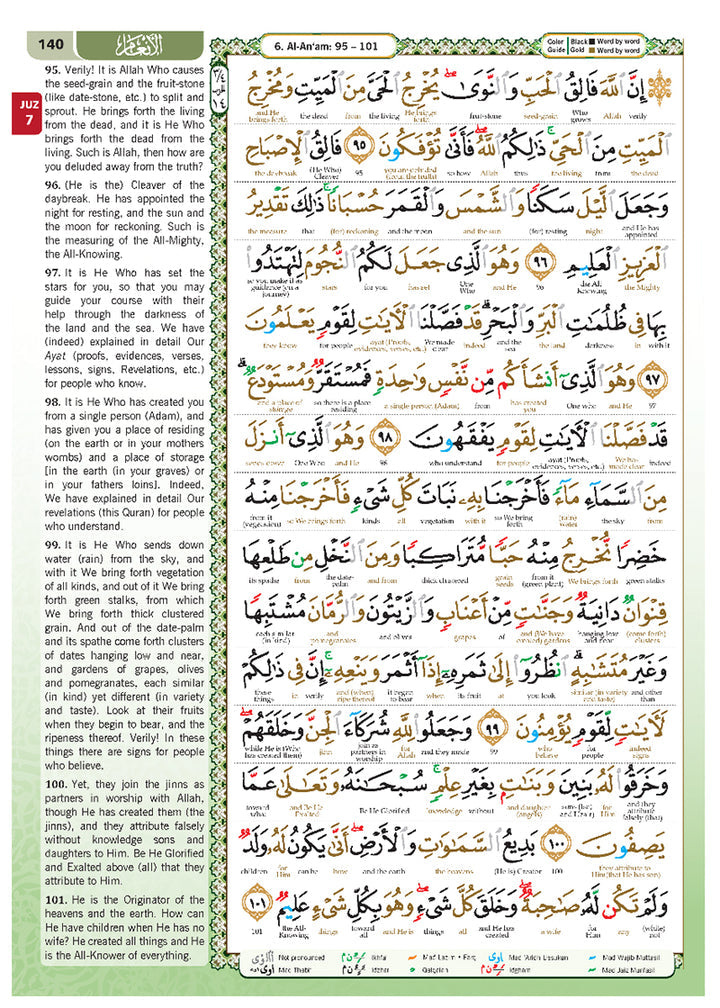 Al-Quran Al-Karim The Noble Quran Blue-Medium size B5 (6.9*9.8) |Maqdis Quran