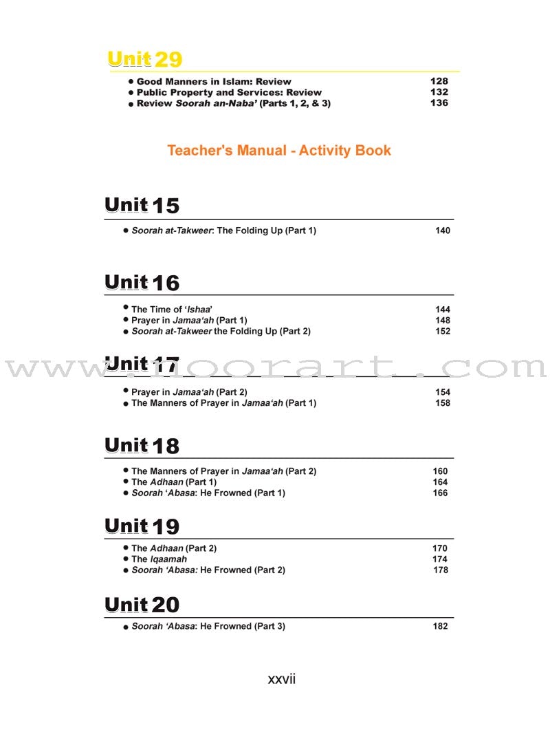 ICO Islamic Studies Teacher's Manual: Grade 3, Part 2