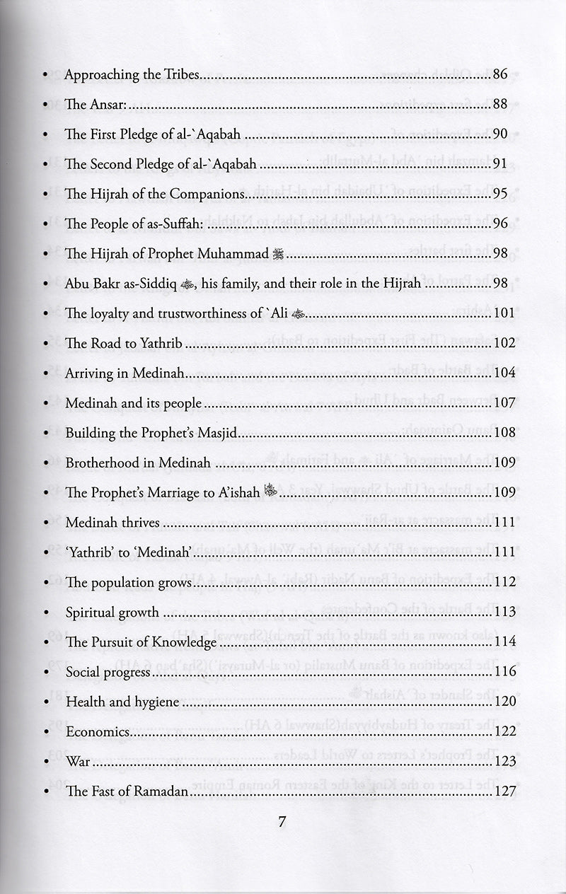 Noble Life of The Last Prophet and Messenger of Allah Muhammad (SAW): Religion & State