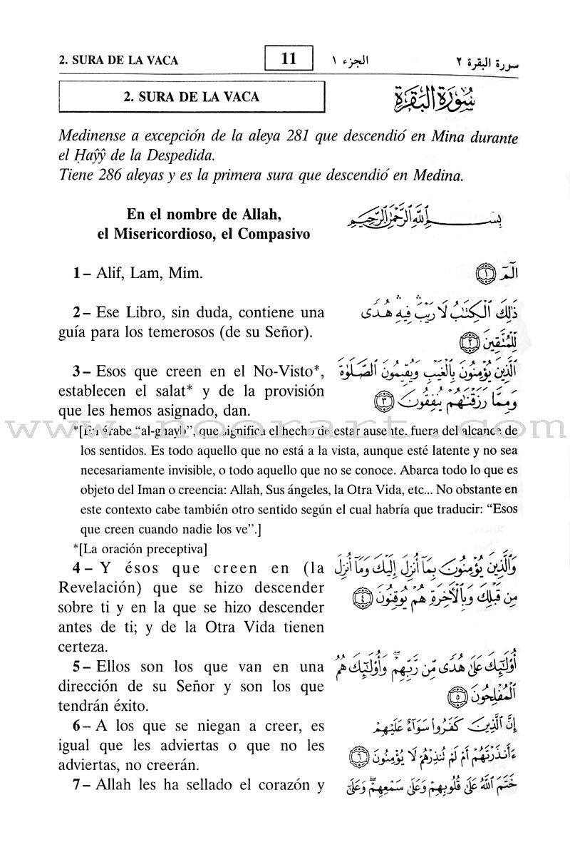 Traduccion-Comentario Del Noble Coran - Spanish Translation of the Noble Qur'an (Spanish)