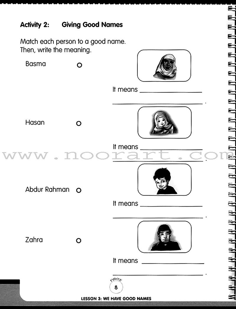 We Are Muslims Workbook: Grade 1