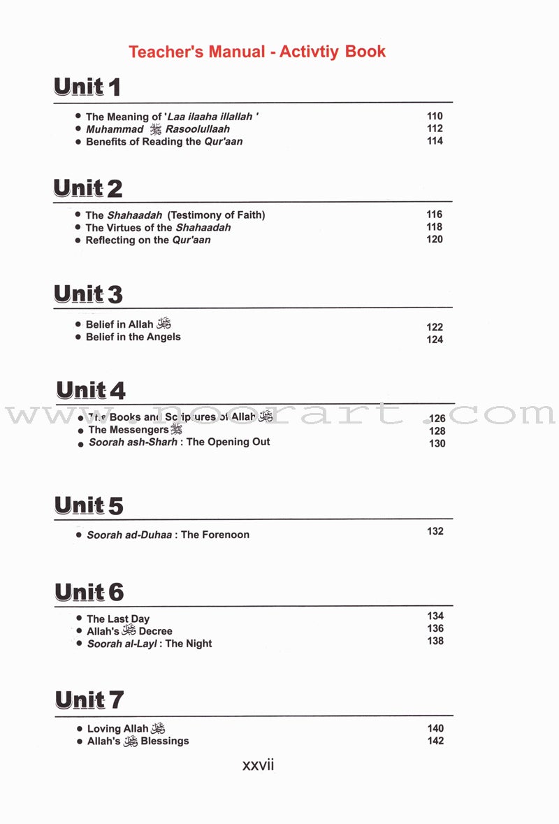 ICO Islamic Studies Teacher's Manual: Grade 2, Part 1