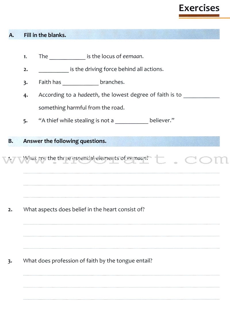 Islamic Studies: Grade 8