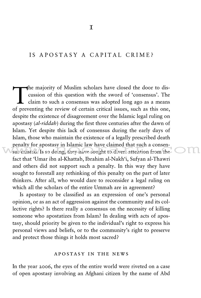 Apostasy in Islam: A Historical and Scriptural Analysis