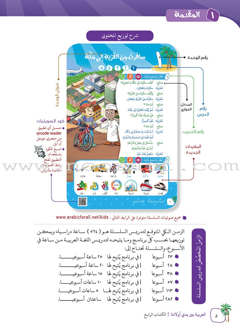 Arabic Between Our Children's Hands Textbook: Level 4 العربية بين يدي أولادنا