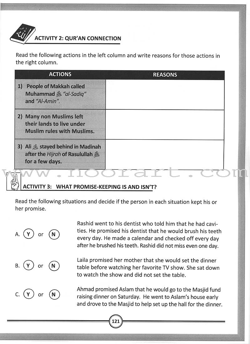 Sirah of Our Prophet(s) (a Mercy to Mankind) Workbook: Level 6