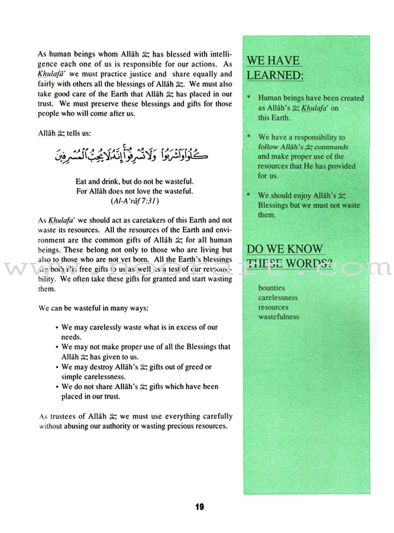 Teachings of the Qur'an Textbook: Volume 3