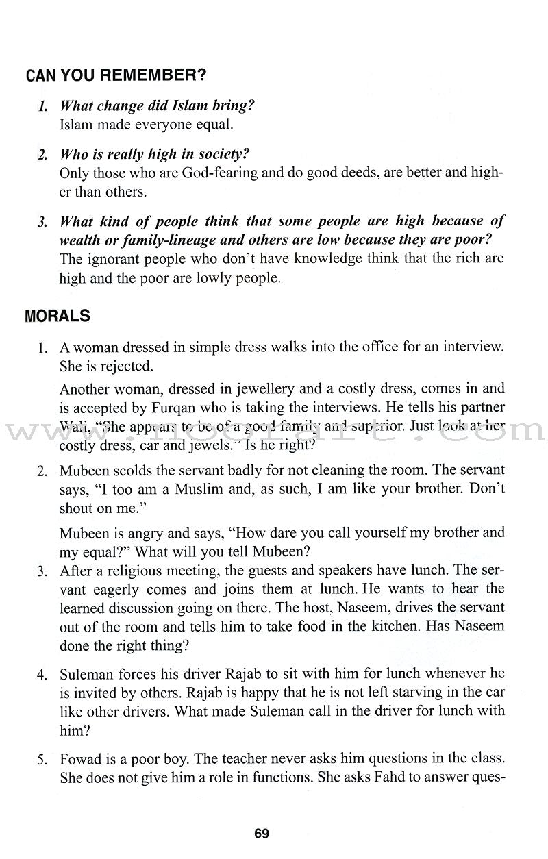 Basics of Islam: Part 7