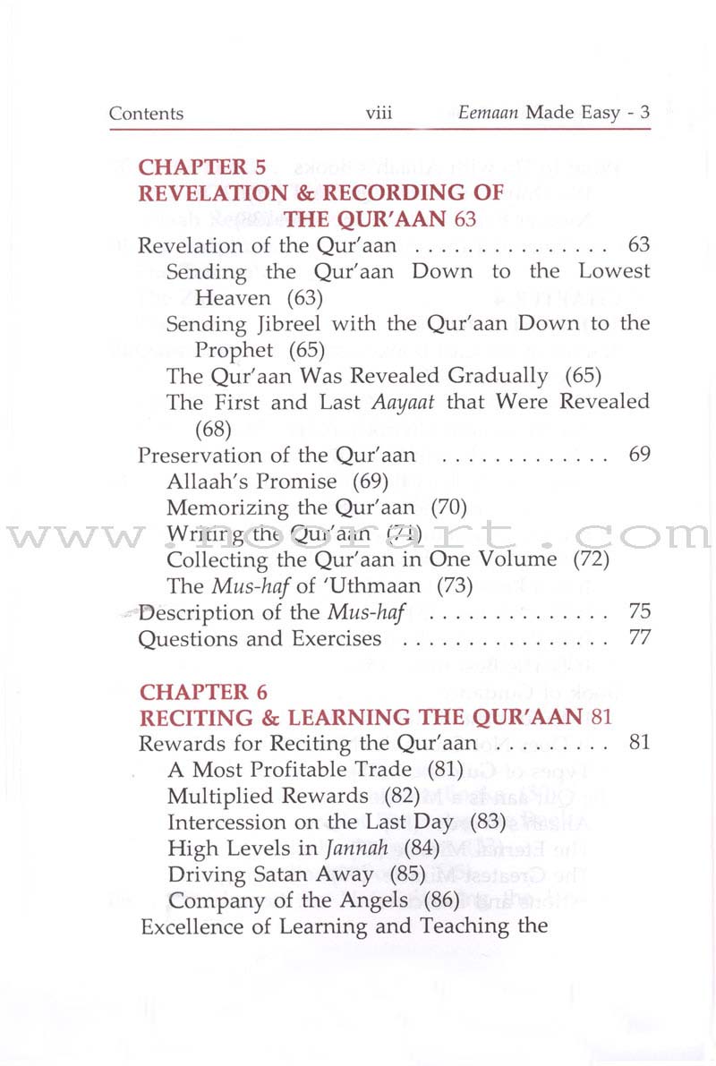 Eemaan Made Easy Part 3 - Knowing Allaah's Books & the Qur'aan الإيمان ميسراً معرفة كتب الله والقرآن