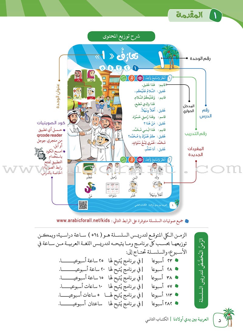 Arabic Between Our Children's Hands Textbook: Level 2 العربية بين يدي أولادنا