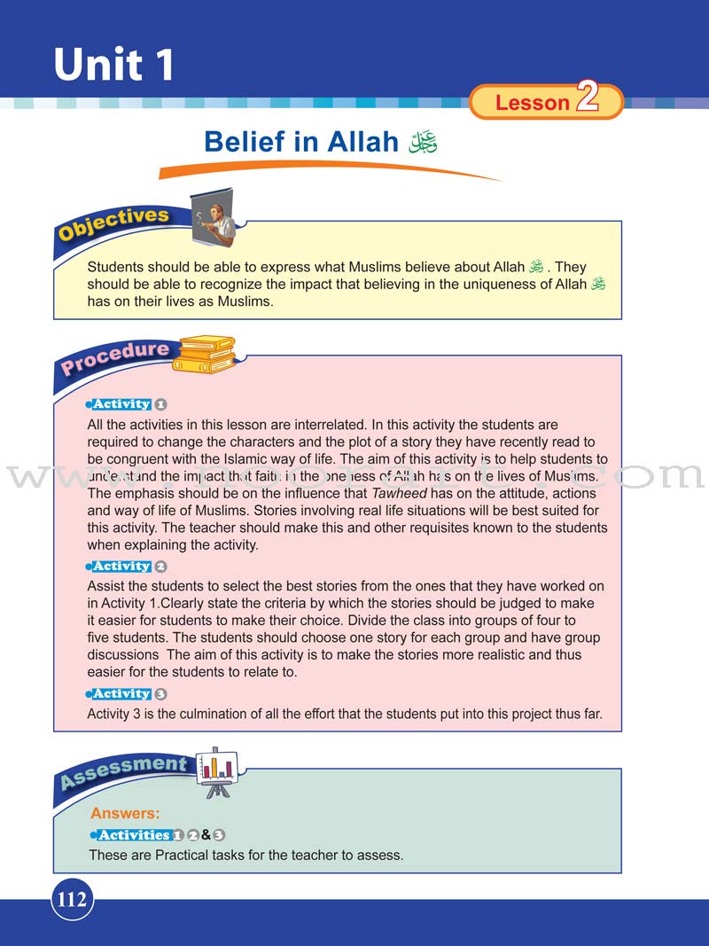 ICO Islamic Studies Teacher's Manual: Grade 5 Part 1