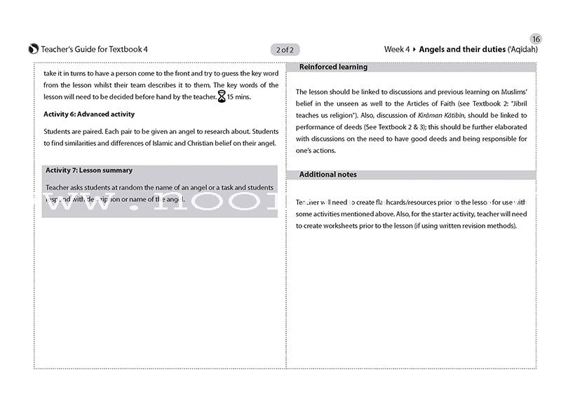 Safar Teacher's Guide for Islamic Studies: Level 4