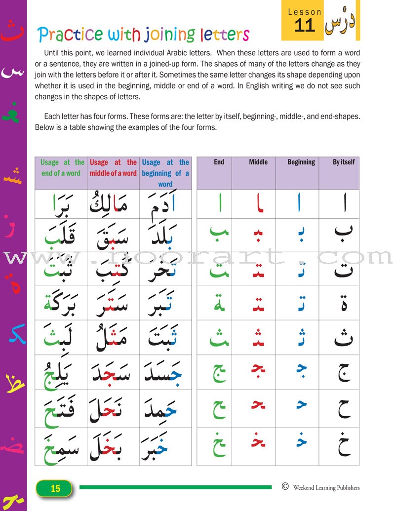 Weekend Learning - Beginners Arabic Reading