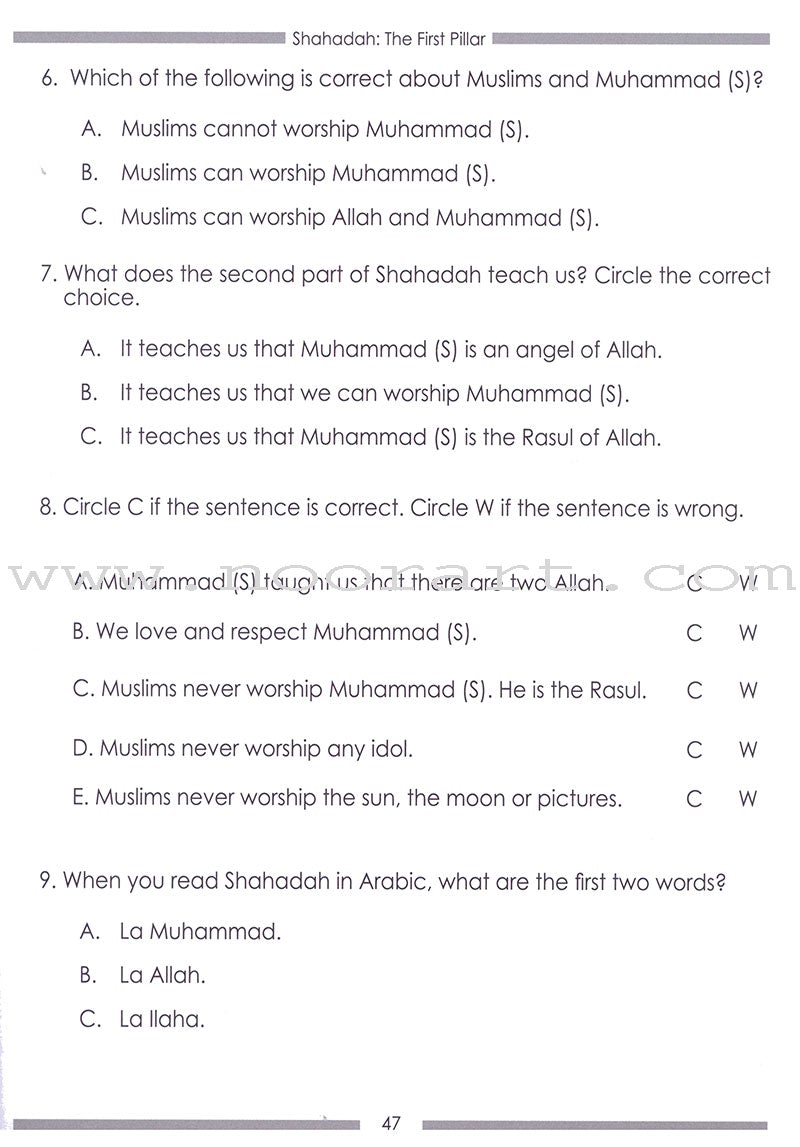 Weekend Learning Islamic Studies Workbook: Level 1 (Revised and Enlarged Edition)