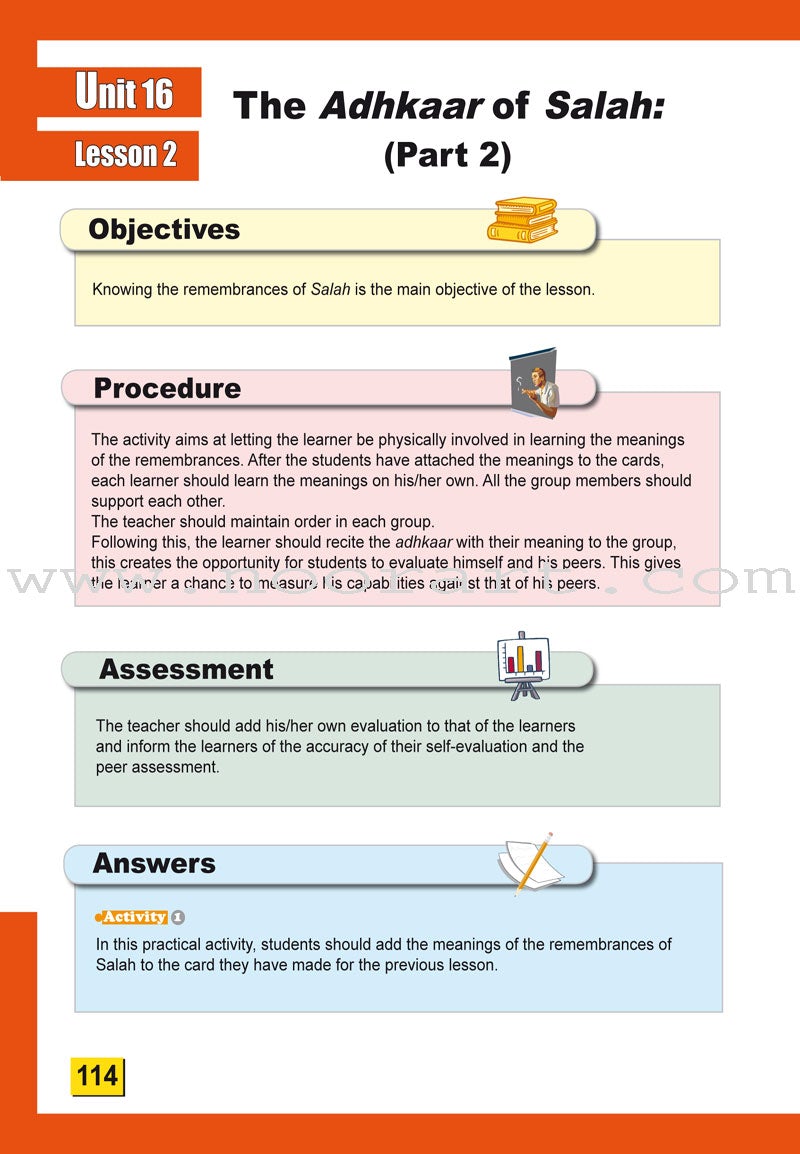 ICO Islamic Studies Teacher's Manual: Grade 2, Part 2