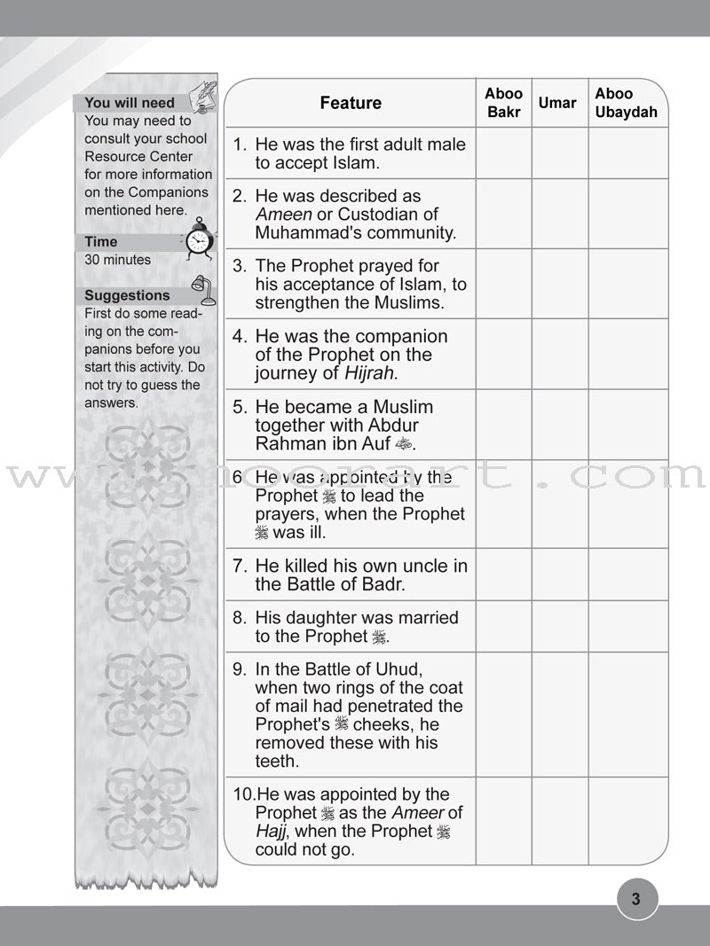 ICO Islamic Studies Workbook: Grade 4, Part 2