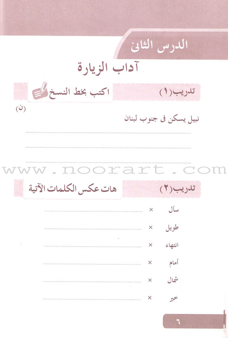 Arabic Language for Beginner Workbook: Level 8 اللغة العربية للناشئين