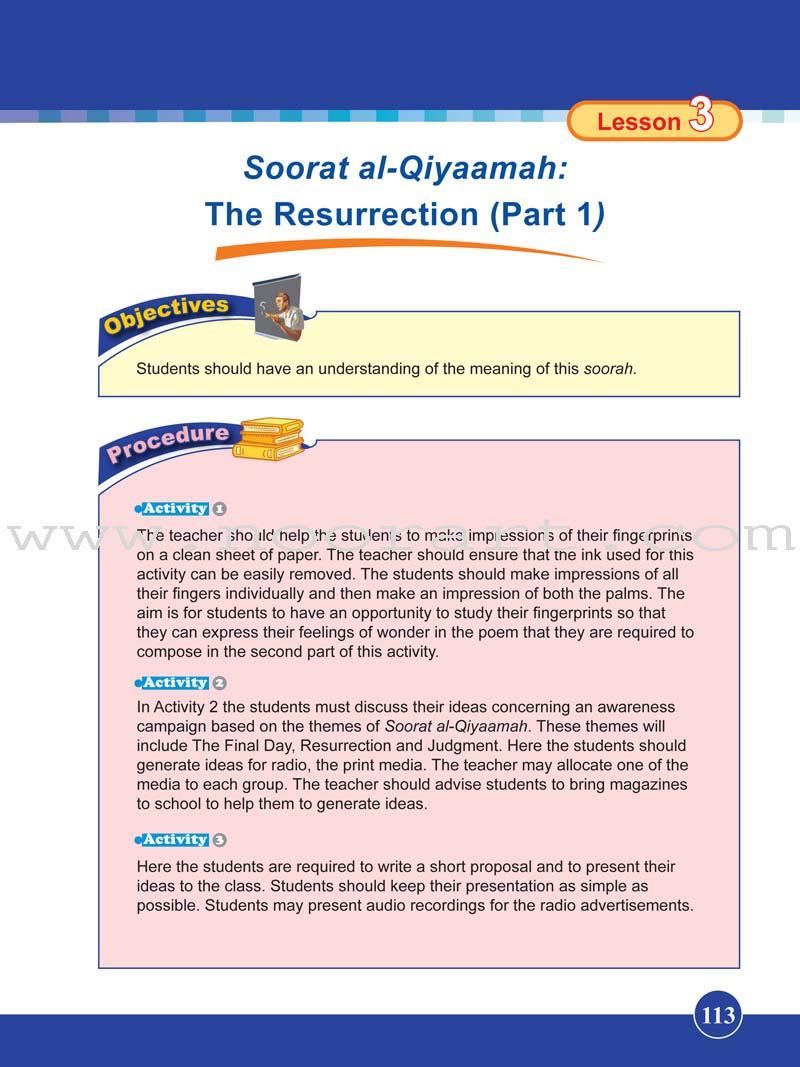 ICO Islamic Studies Teacher's Manual: Grade 5 Part 1