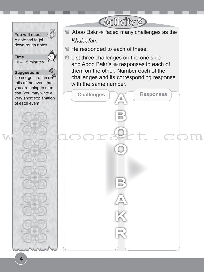 ICO Islamic Studies Workbook: Grade 4, Part 2