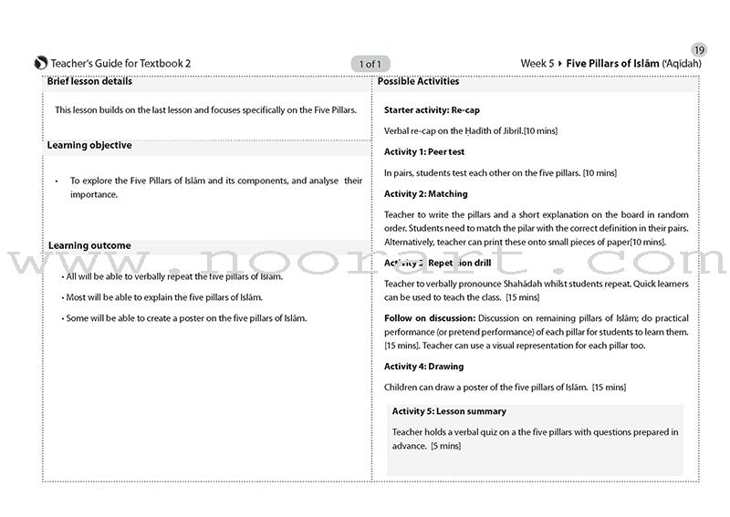 Safar Teacher's Guide for Islamic Studies: Level 2