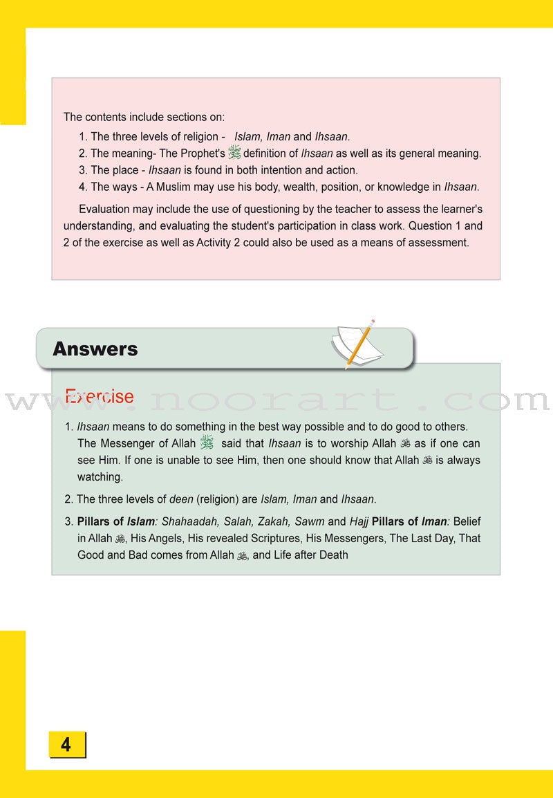 ICO Islamic Studies Teacher's Manual: Grade 3, Part 1