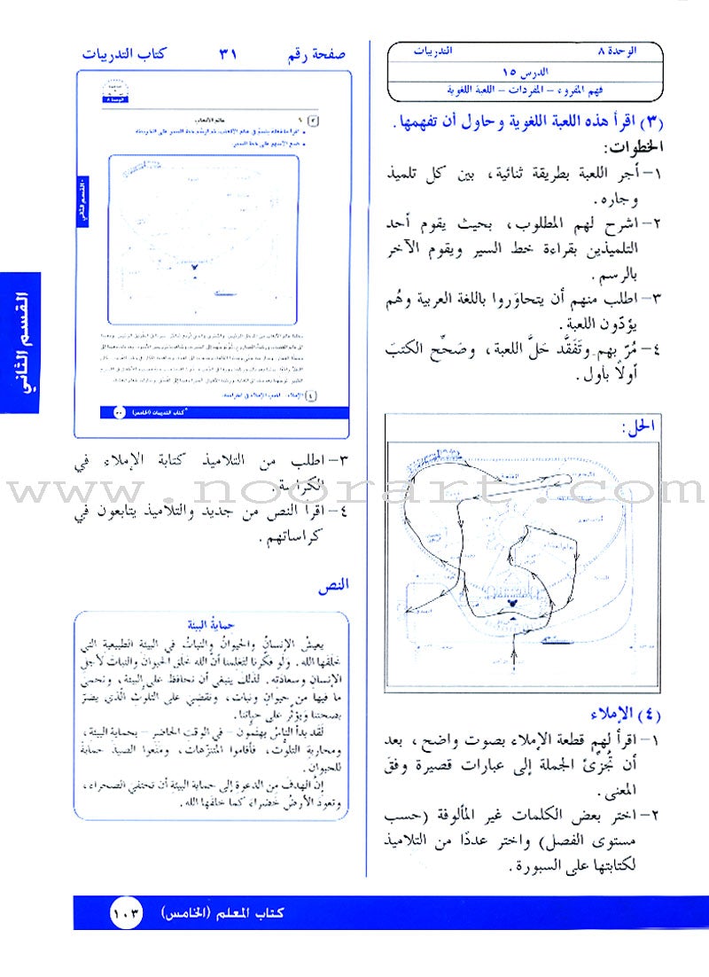 I Love Arabic Teacher Book: Level 5 (With Data CD) أحب العربية كتاب المعلم