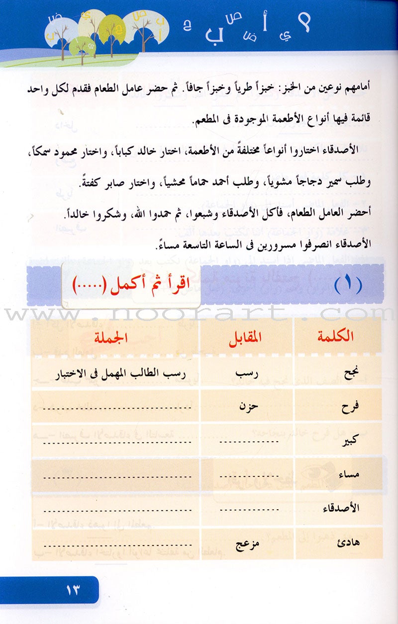 Arabic Language for Beginner Textbook: Level 11 اللغة العربية للناشئين