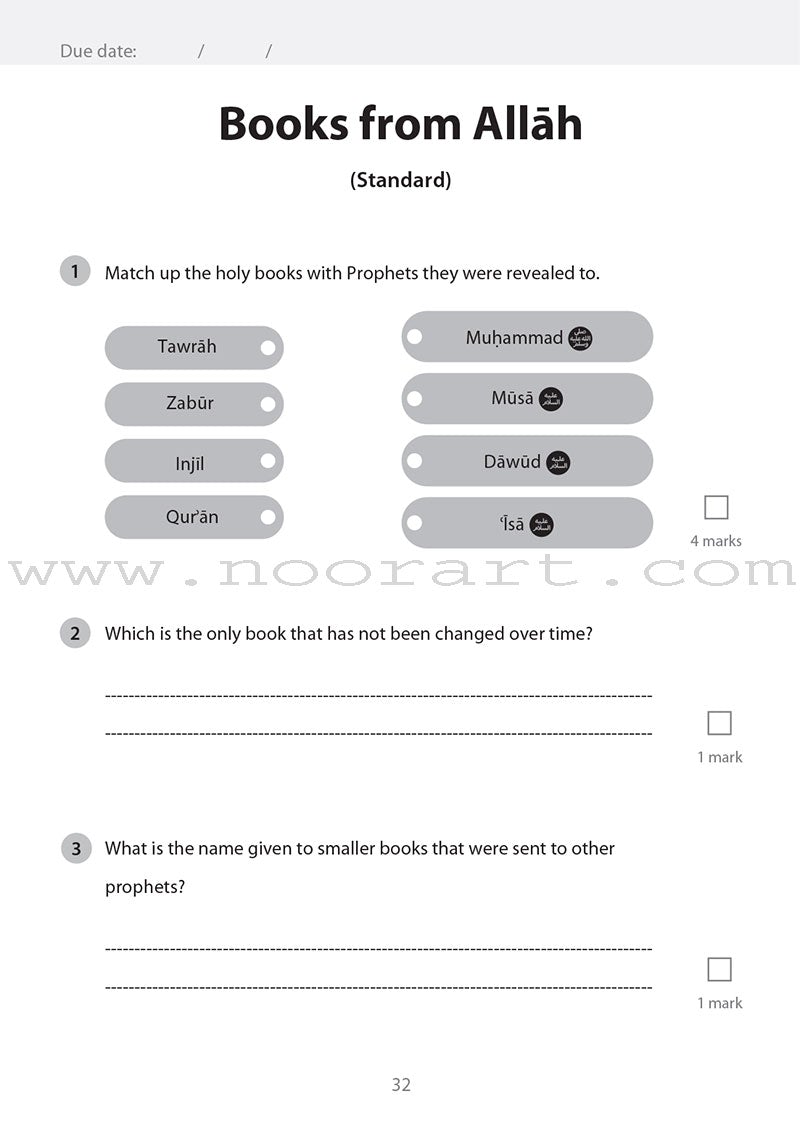 Safar Islamic Studies Workbook: Level 3