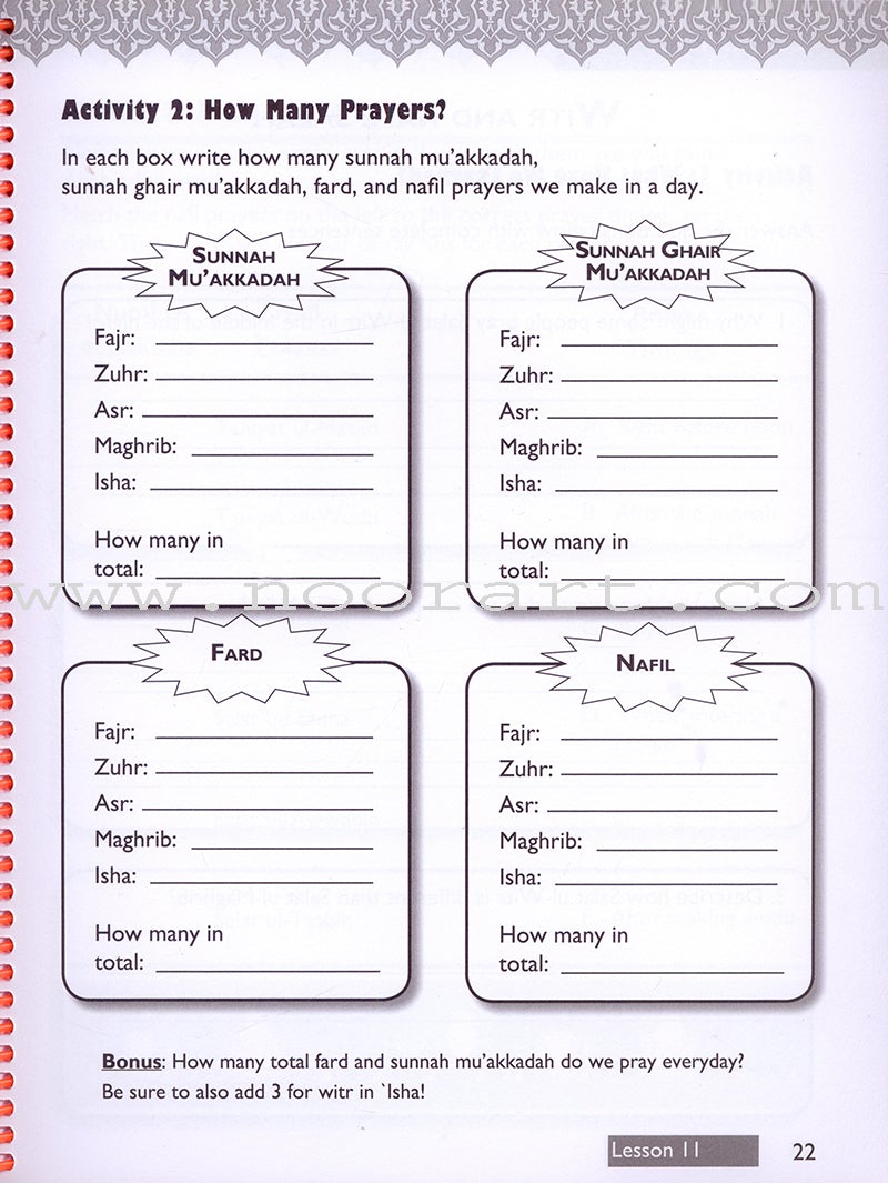 IQra' Wise (Weekend Islamic School Excellence) Workbook: Grade three