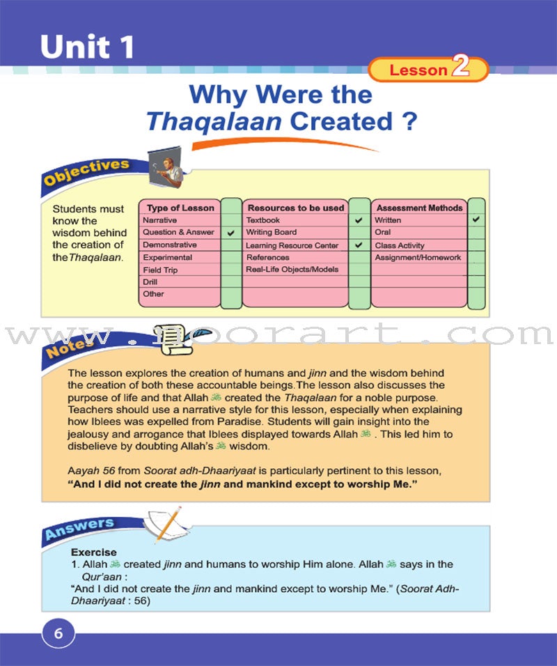 ICO Islamic Studies Teacher's Manual: Grade 4, Part 1