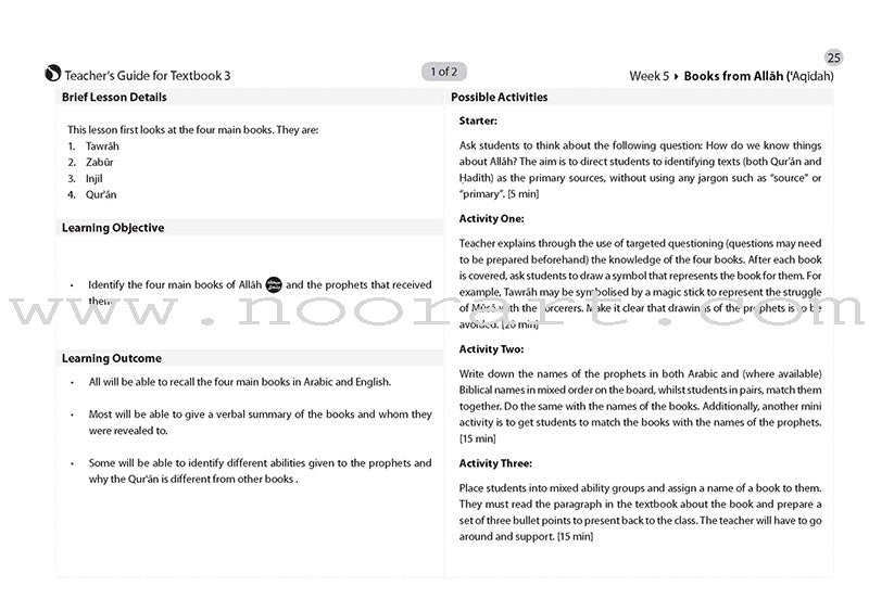 Safar Teacher's Guide for Islamic Studies: Level 3