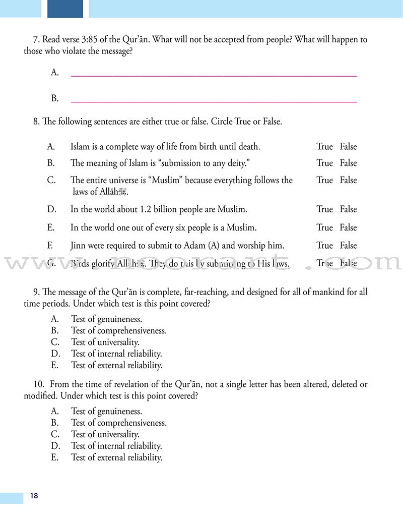 Weekend Learning Islamic Studies: Level 7 (Revised and Enlarged Edition)