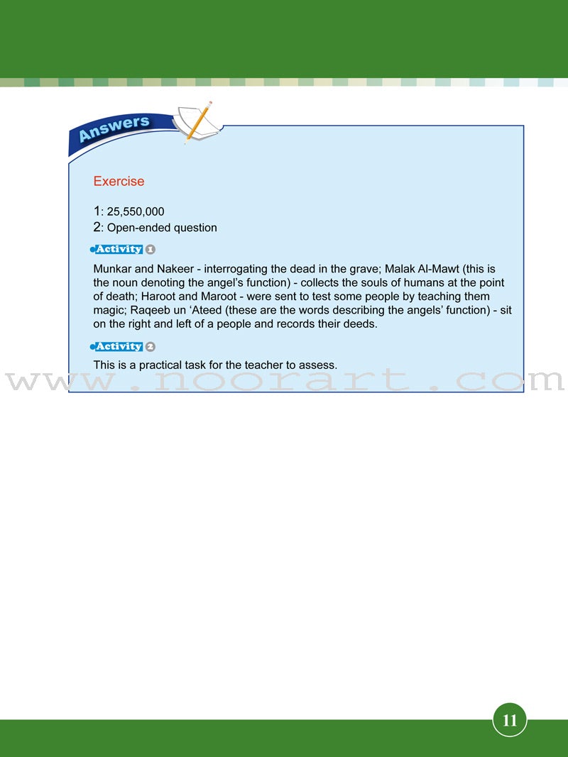 ICO Islamic Studies Teacher's Manual: Grade 5, Part 2