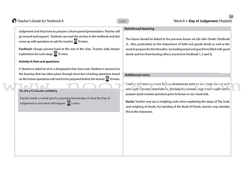 Safar Teacher's Guide for Islamic Studies: Level 4