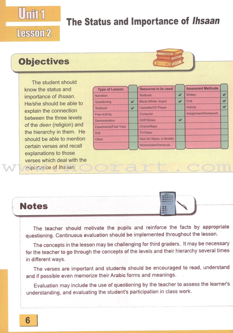 ICO Islamic Studies Teacher's Manual: Grade 3, Part 1