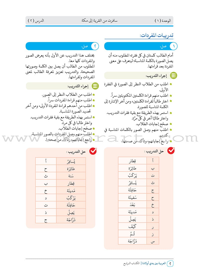 Arabic Between Our Children's Hands Teacher Book: Level 4 العربية بين يدي أولادنا