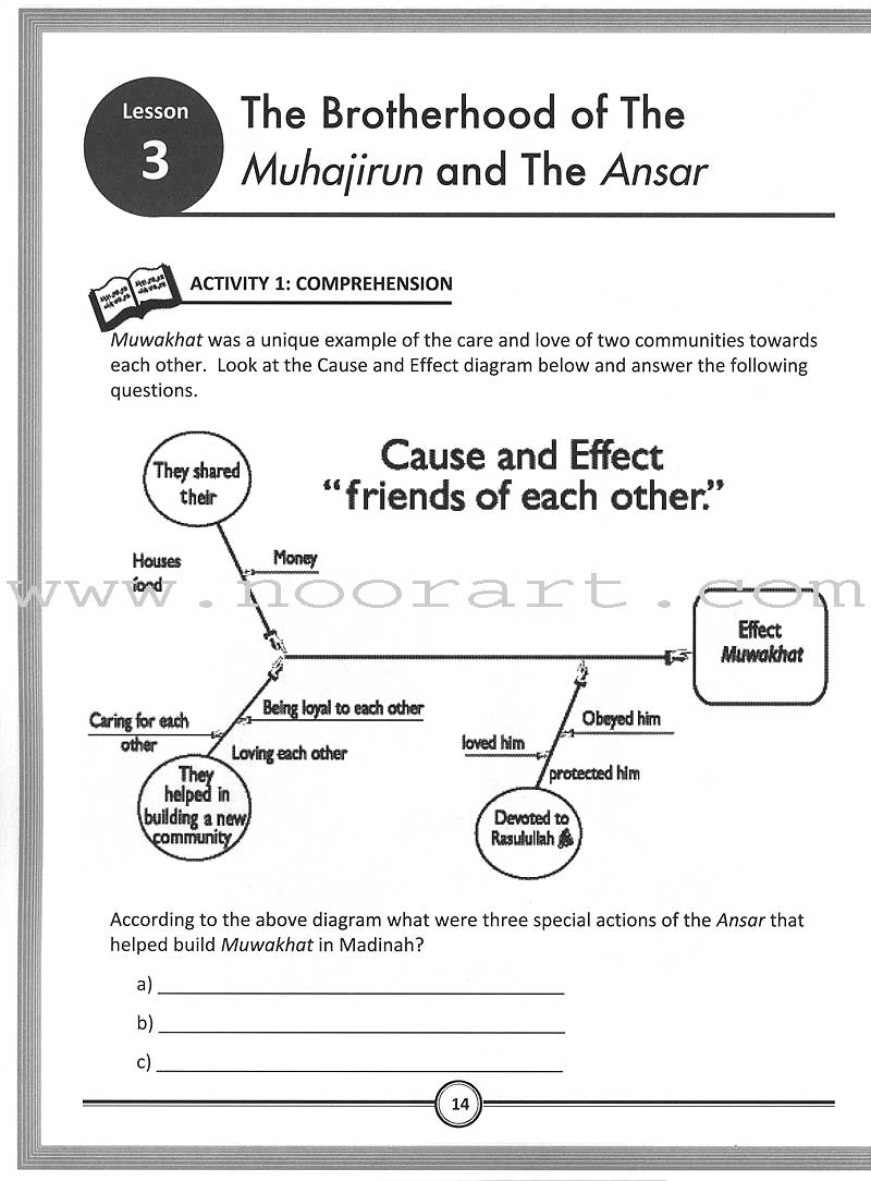 Sirah of Our Prophet(s) (a Mercy to Mankind) Workbook: Level 6